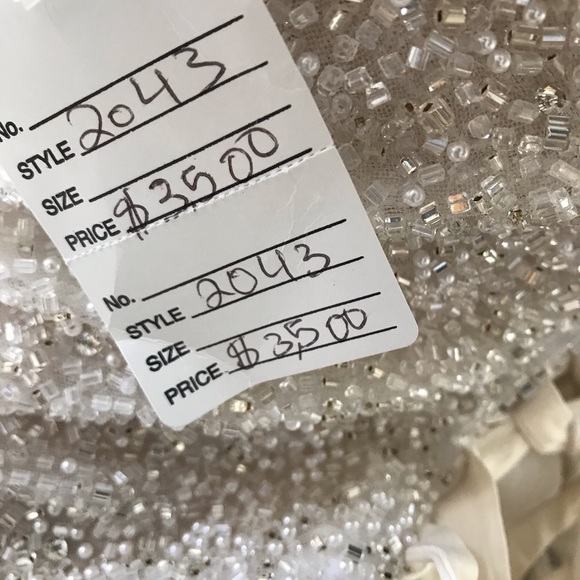 COPY - European princess Ballgown size 8-12 White - Picture 14 of 14